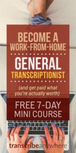 General Transcription free mini course